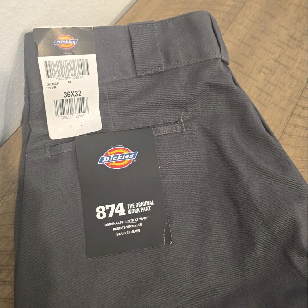 Dickies Men's 874 Pants Classic Original Fit Straight Leg 36x32